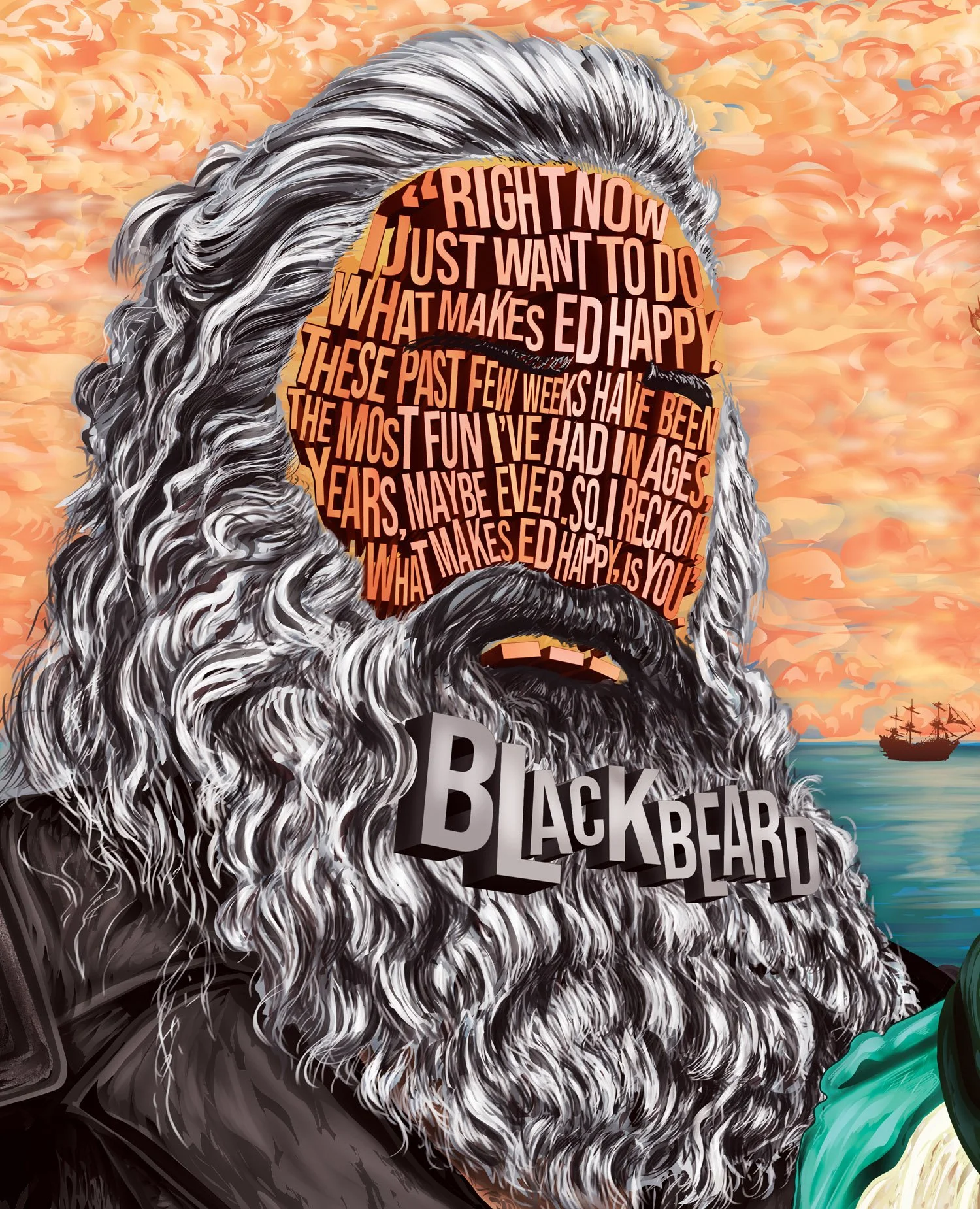 Black Beard and Stede — NATE JONES DESIGN